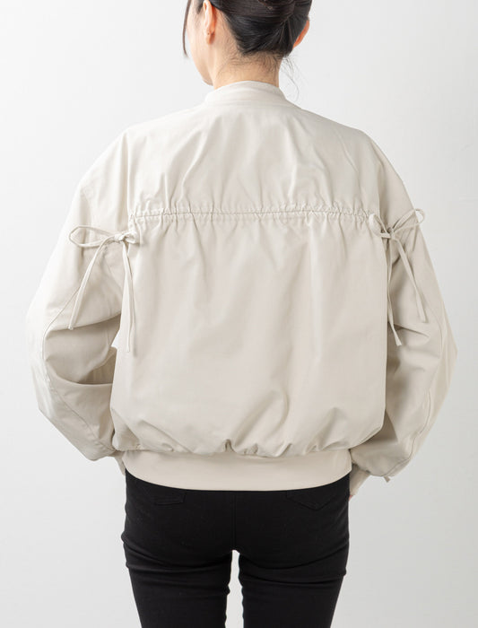 ＜Northmallオリジナル＞リボン使いシャーリングブルゾン