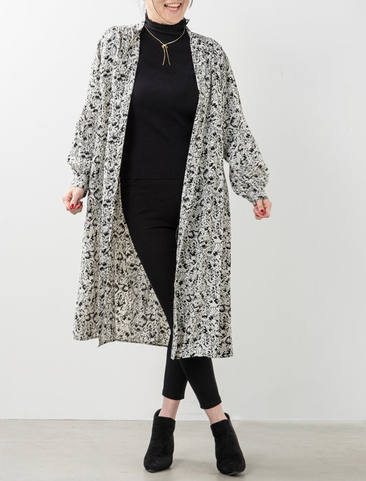 ＜Northmallオリジナル＞2WAYモノトーンプリントワンピース