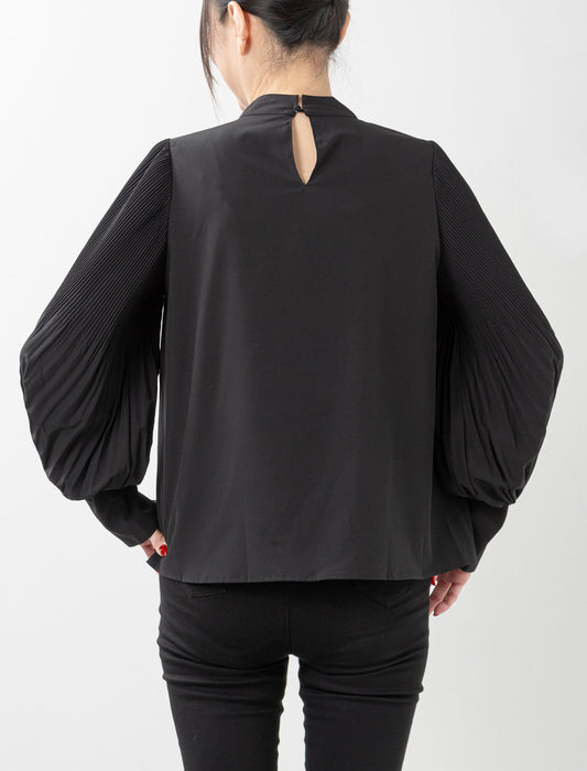 ＜Northmallオリジナル＞袖プリーツエレガントブラウス