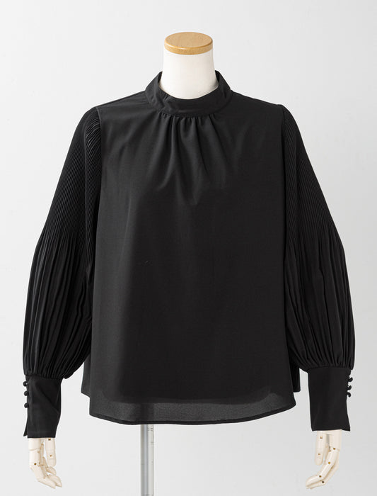 ＜Northmallオリジナル＞袖プリーツエレガントブラウス