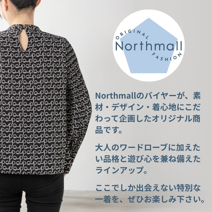 ＜Northmallオリジナル＞袖プリーツエレガントブラウス