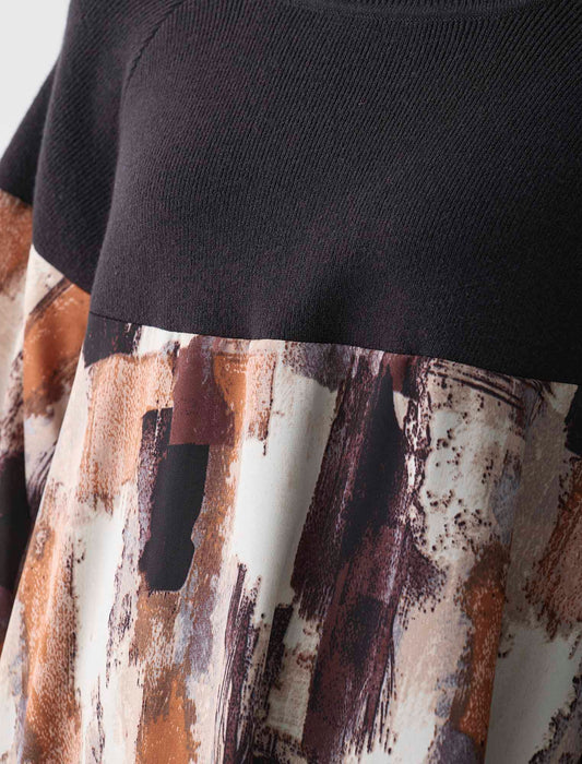 ＜Spoom＞ドッキングプリントワンピース