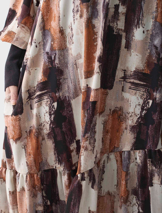 ＜Spoom＞ドッキングプリントワンピース