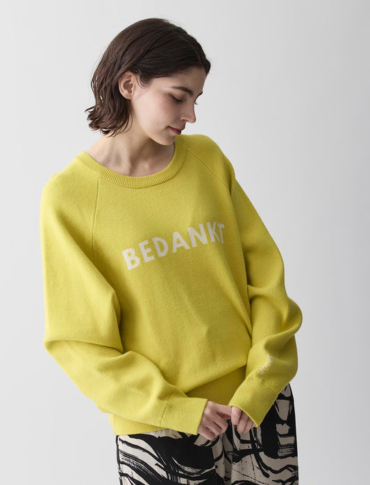 ＜Spoom＞ロゴジャカードニット