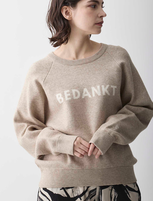 ＜Spoom＞ロゴジャカードニット