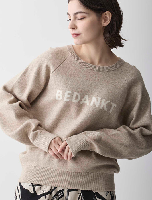 ＜Spoom＞ロゴジャカードニット