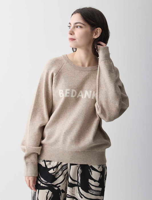 ＜Spoom＞ロゴジャカードニット