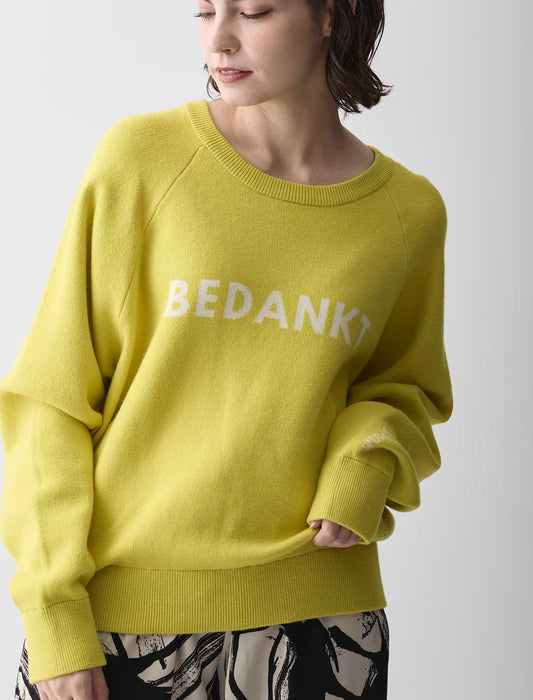 ＜Spoom＞ロゴジャカードニット