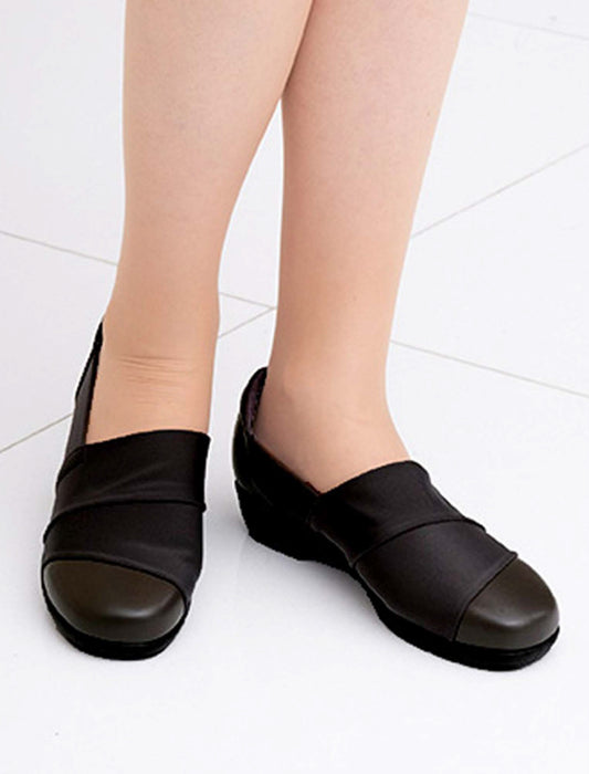 【メーカー直送(送料込)】＜Miss Kyouko＞4 撥水ストレッチスリッポン