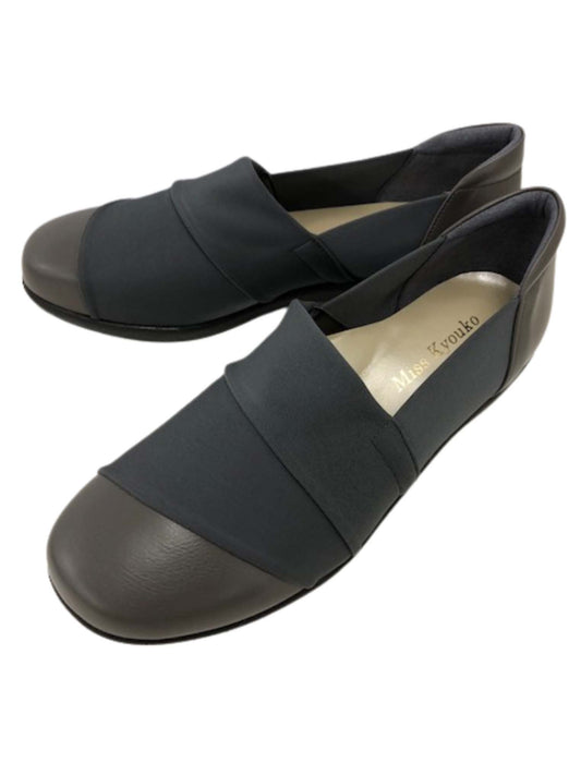 【メーカー直送(送料込)】＜Miss Kyouko＞4 撥水ストレッチスリッポン