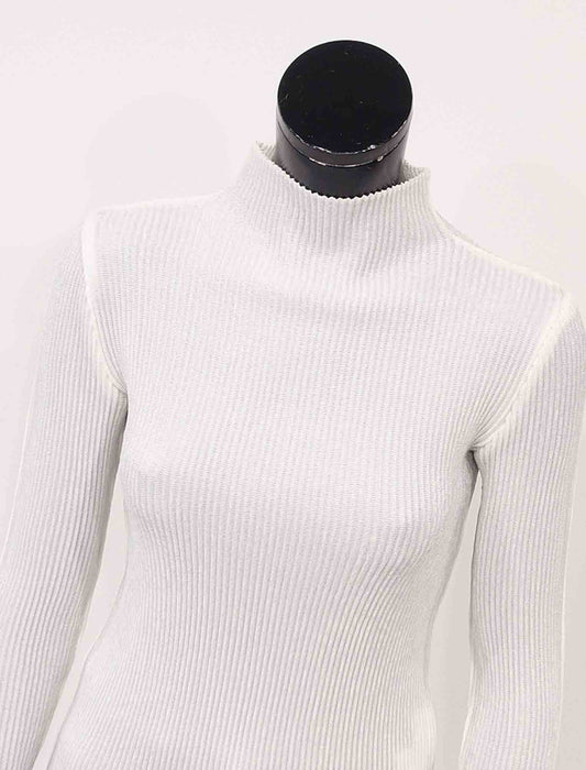 ＜SPECCHIO＞シャトルプリーツ ボトルネックプルオーバー