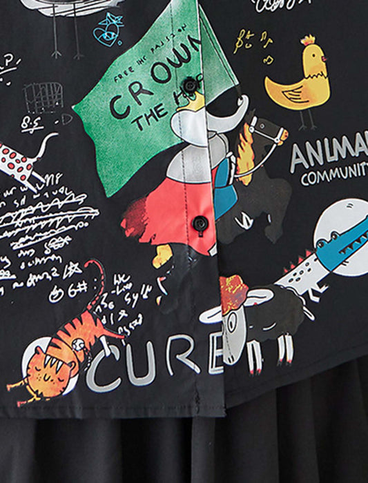 アートプリントシャツ