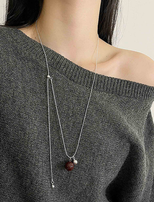 ボールチャームネックレス