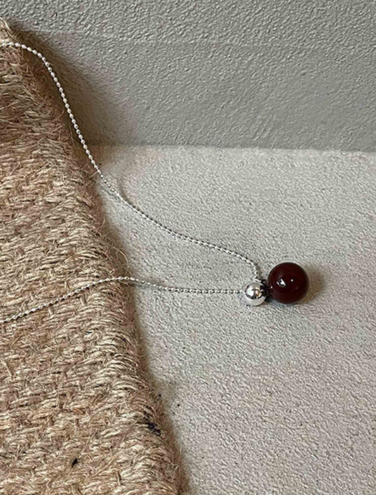 ボールチャームネックレス