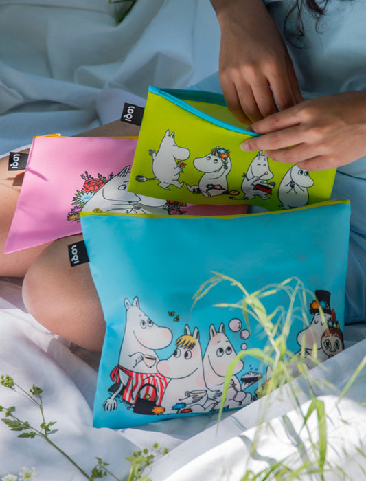 ＜LOQI＞ムーミン/トゥゲザーリサイクルジップポケット