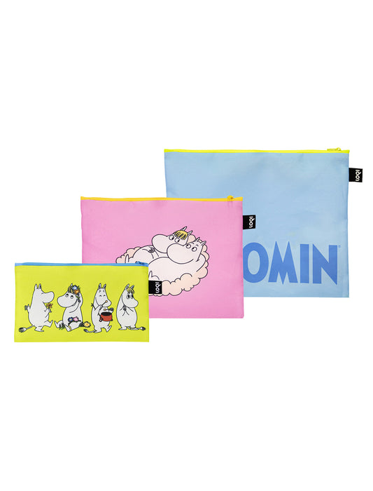 ＜LOQI＞ムーミン/トゥゲザーリサイクルジップポケット