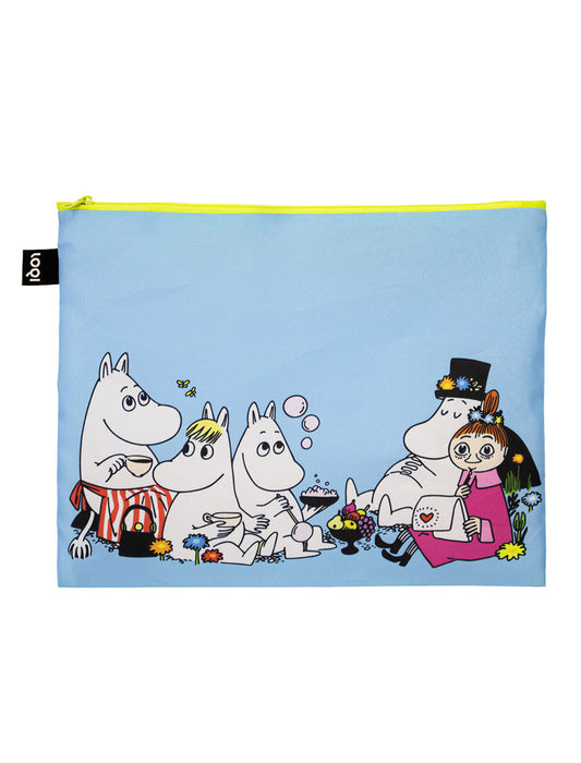 ＜LOQI＞ムーミン/トゥゲザーリサイクルジップポケット