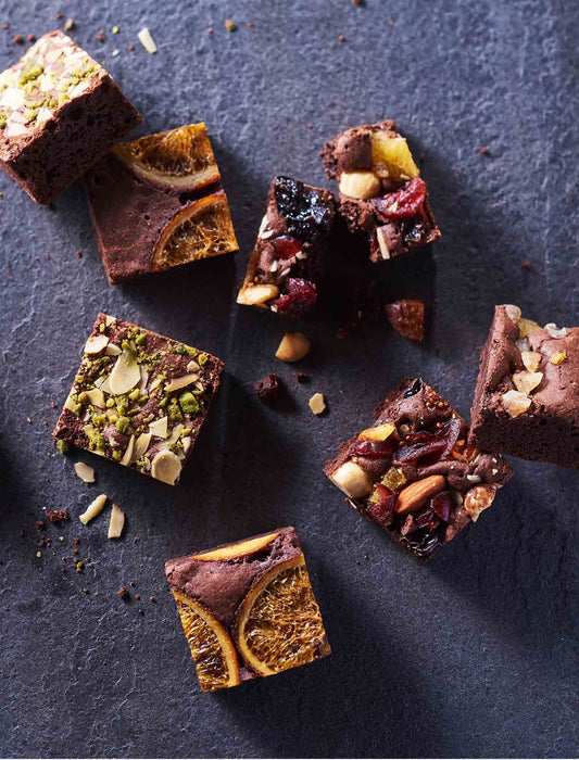 【受注】ホシフルーツナッツとドライフルーツの贅沢ブラウニー（１２個入り）