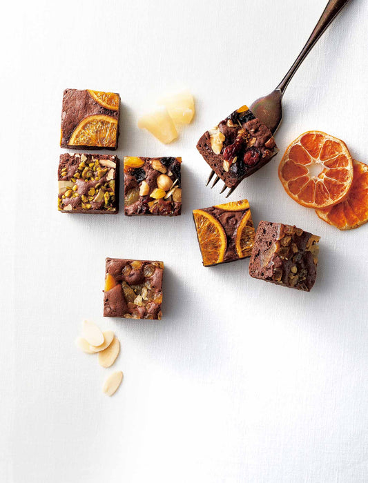 【受注】ホシフルーツナッツとドライフルーツの贅沢ブラウニー（１２個入り）