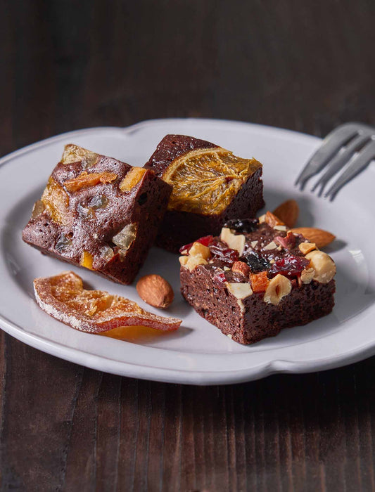 【受注】ホシフルーツナッツとドライフルーツの贅沢ブラウニー（１２個入り）