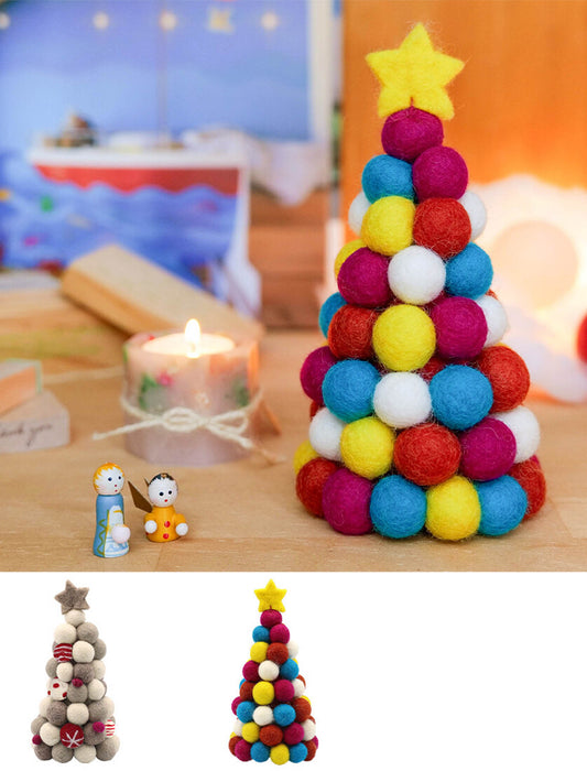 フェルトポンポンツリー