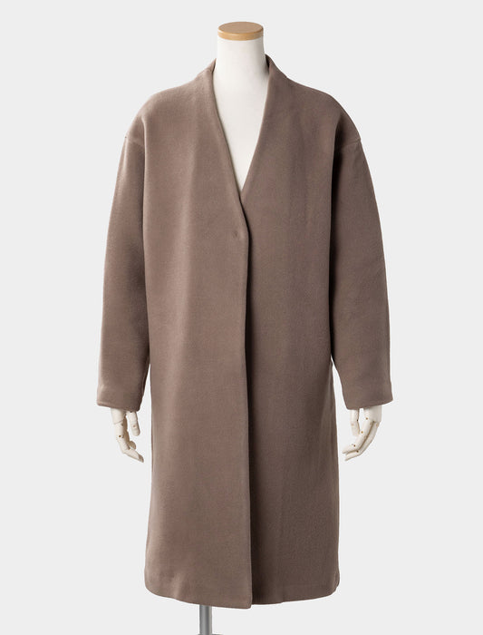 ＜Northmallオリジナル＞ノーカラーコート