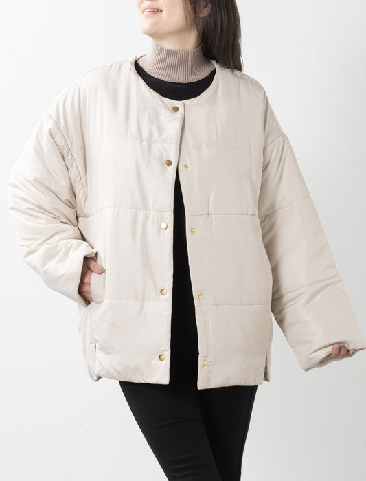 ＜Northmallオリジナル＞取り外しマフラー付き中綿コート