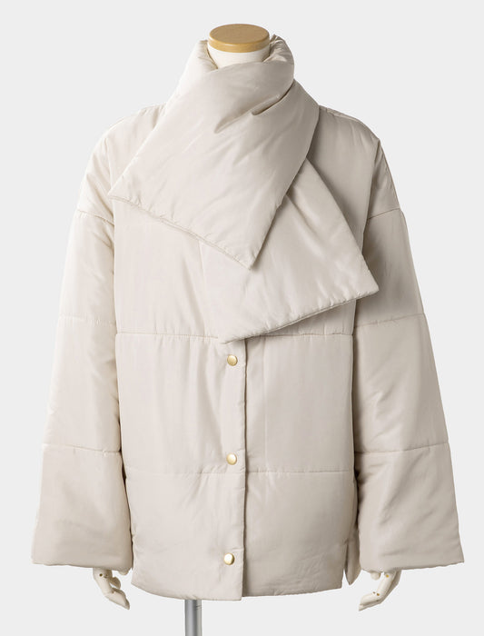 ＜Northmallオリジナル＞取り外しマフラー付き中綿コート