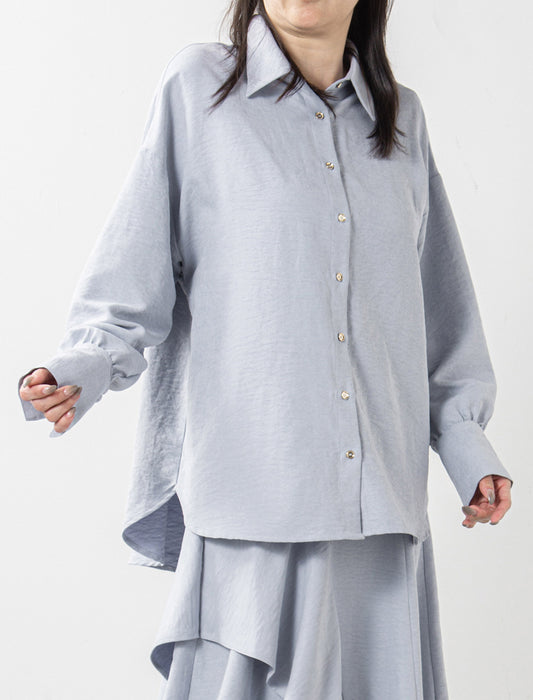 ＜Northmallオリジナル＞バックシャーリングブラウス