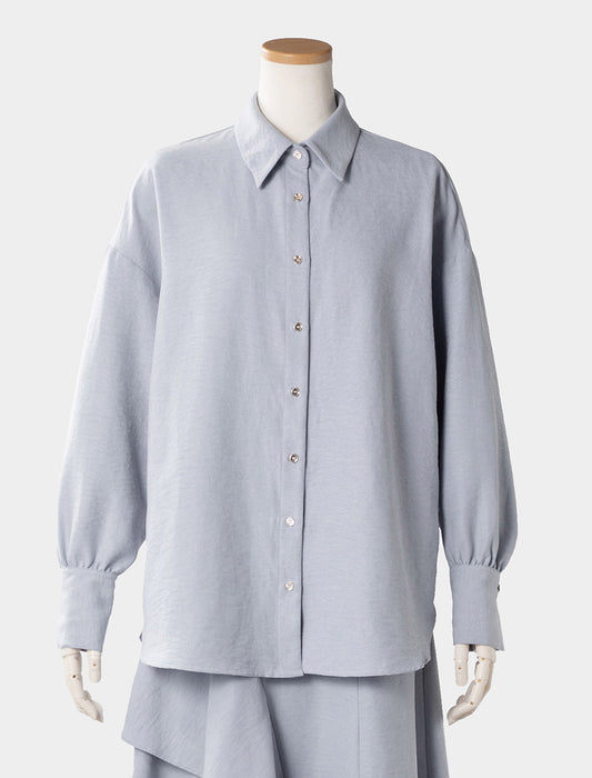 ＜Northmallオリジナル＞バックシャーリングブラウス