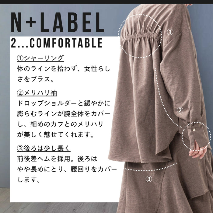 ＜Northmallオリジナル＞バックシャーリングブラウス