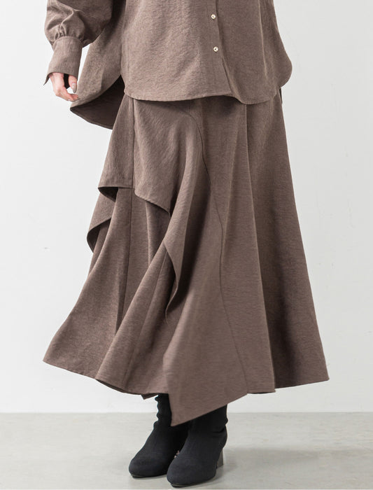 ＜Northmallオリジナル＞アシメフリルスカート