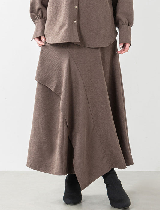 ＜Northmallオリジナル＞アシメフリルスカート