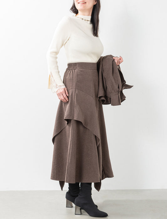 ＜Northmallオリジナル＞アシメフリルスカート
