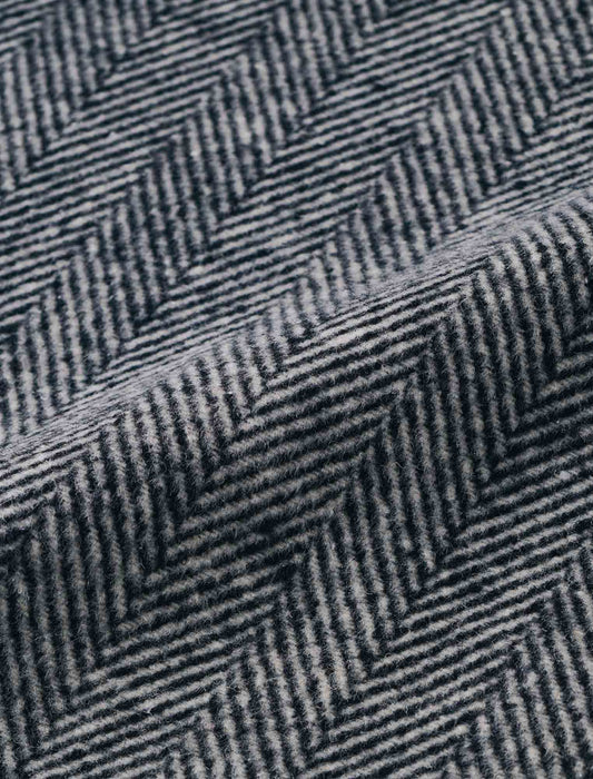 【受注】ヘリンボーン柄ロングジャケット