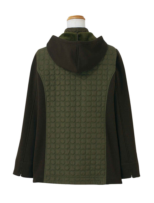 【受注】キルト切替え裏ボアカットソーコート