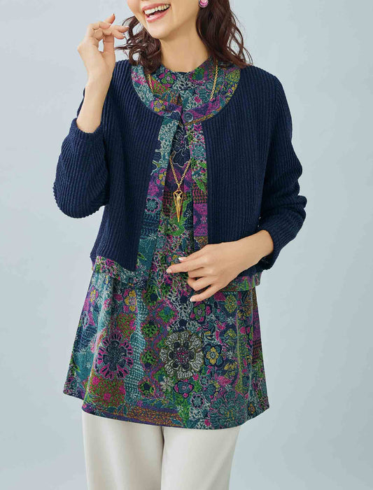 【受注】プリントチュニックカットソーアンサンブル