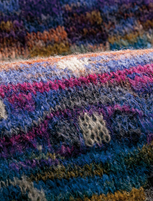 【受注】かすりジャカードロングセーター