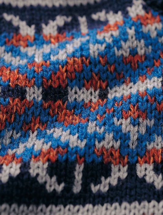 【受注】ノルディック柄ニットベスト