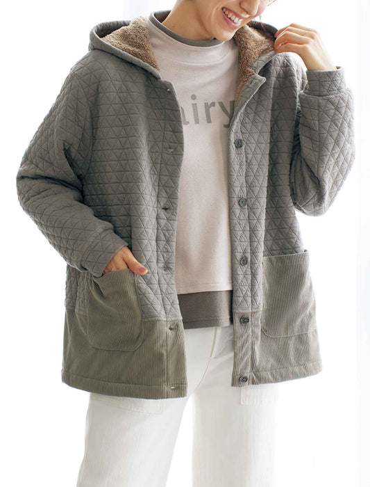 【受注】裏ボアキルティング使いジャケット