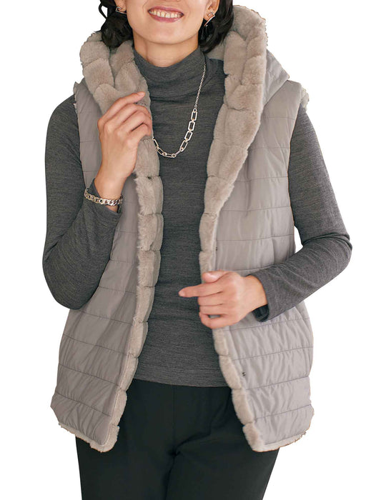 【受注】エコファーリバーシブルベスト