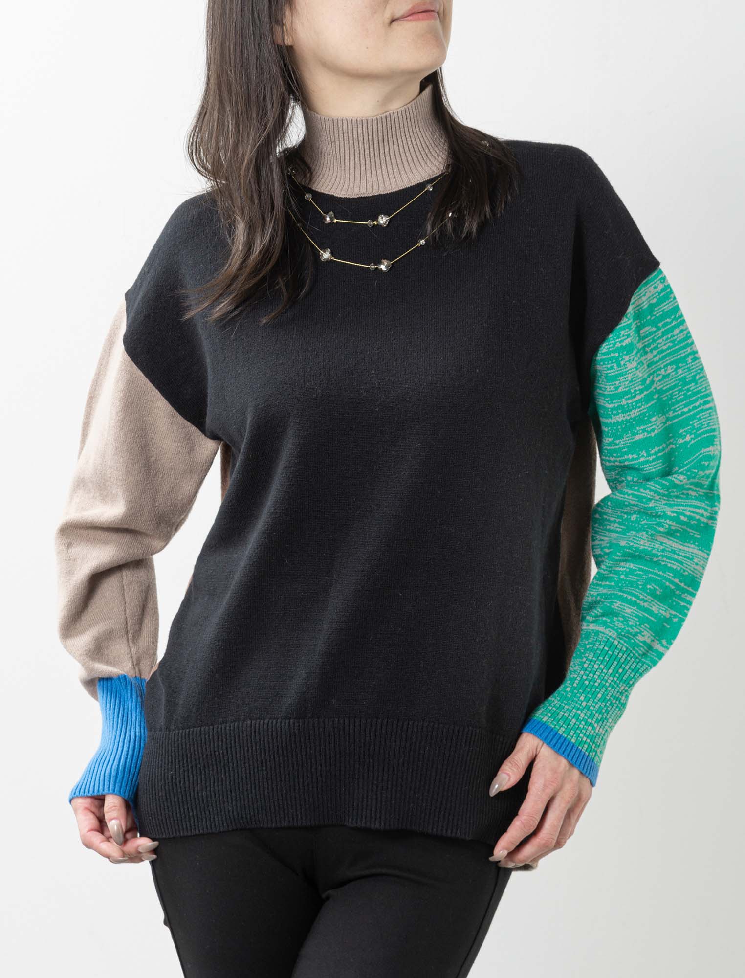 カラー切替ニット | Northmall（ノースモール）暮らしを素敵にする雑貨