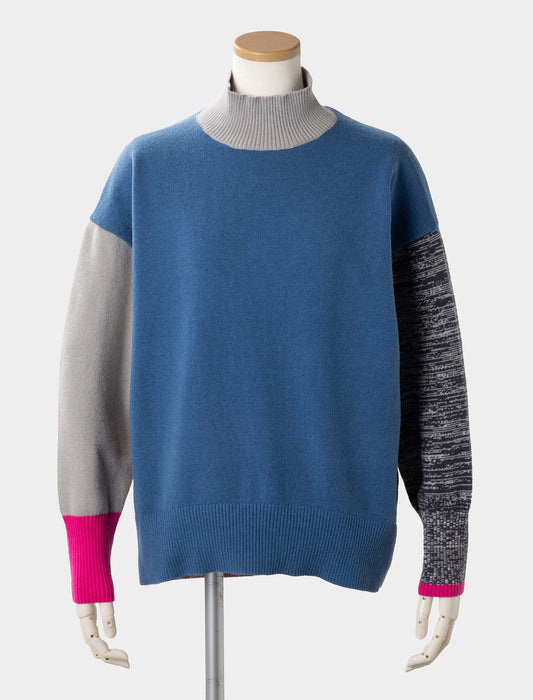 カラー切替ニット