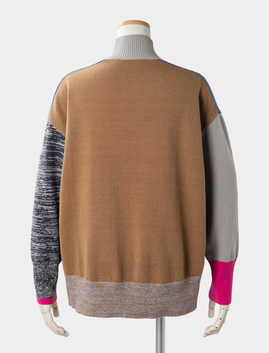 カラー切替ニット