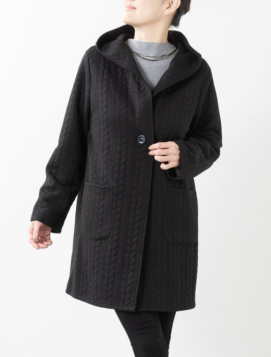 リブニットコーディガン