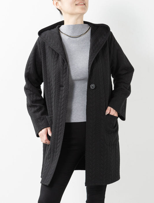 リブニットコーディガン