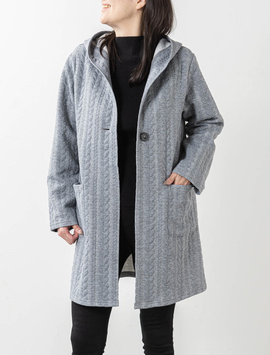 リブニットコーディガン