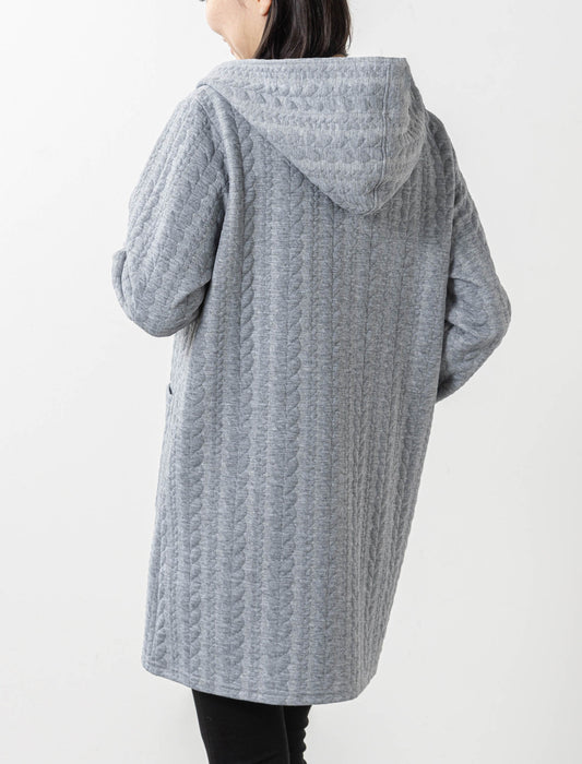 リブニットコーディガン