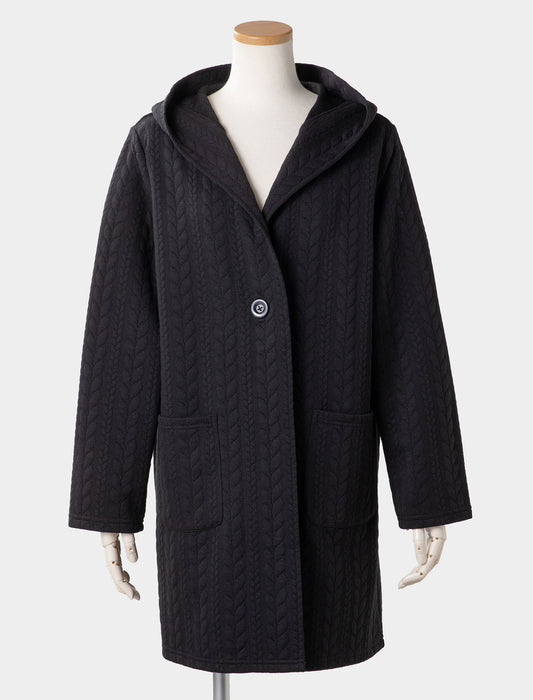 リブニットコーディガン