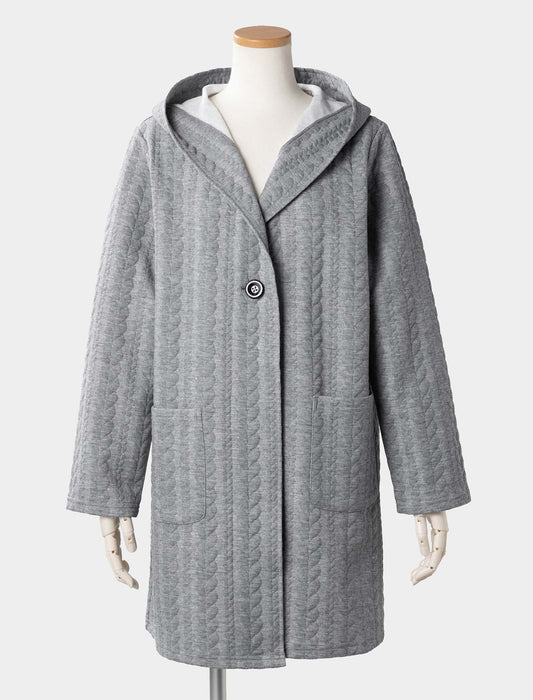 リブニットコーディガン